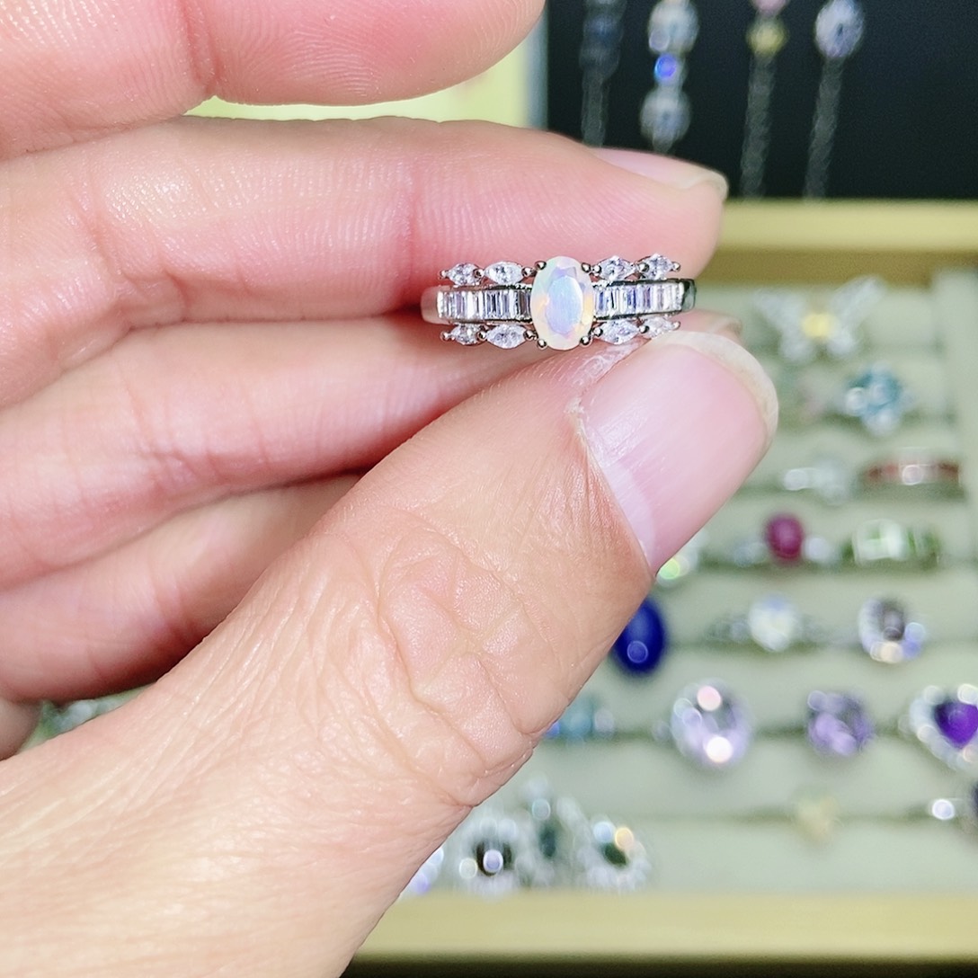 【闪购商品】未镶嵌欧泊戒指