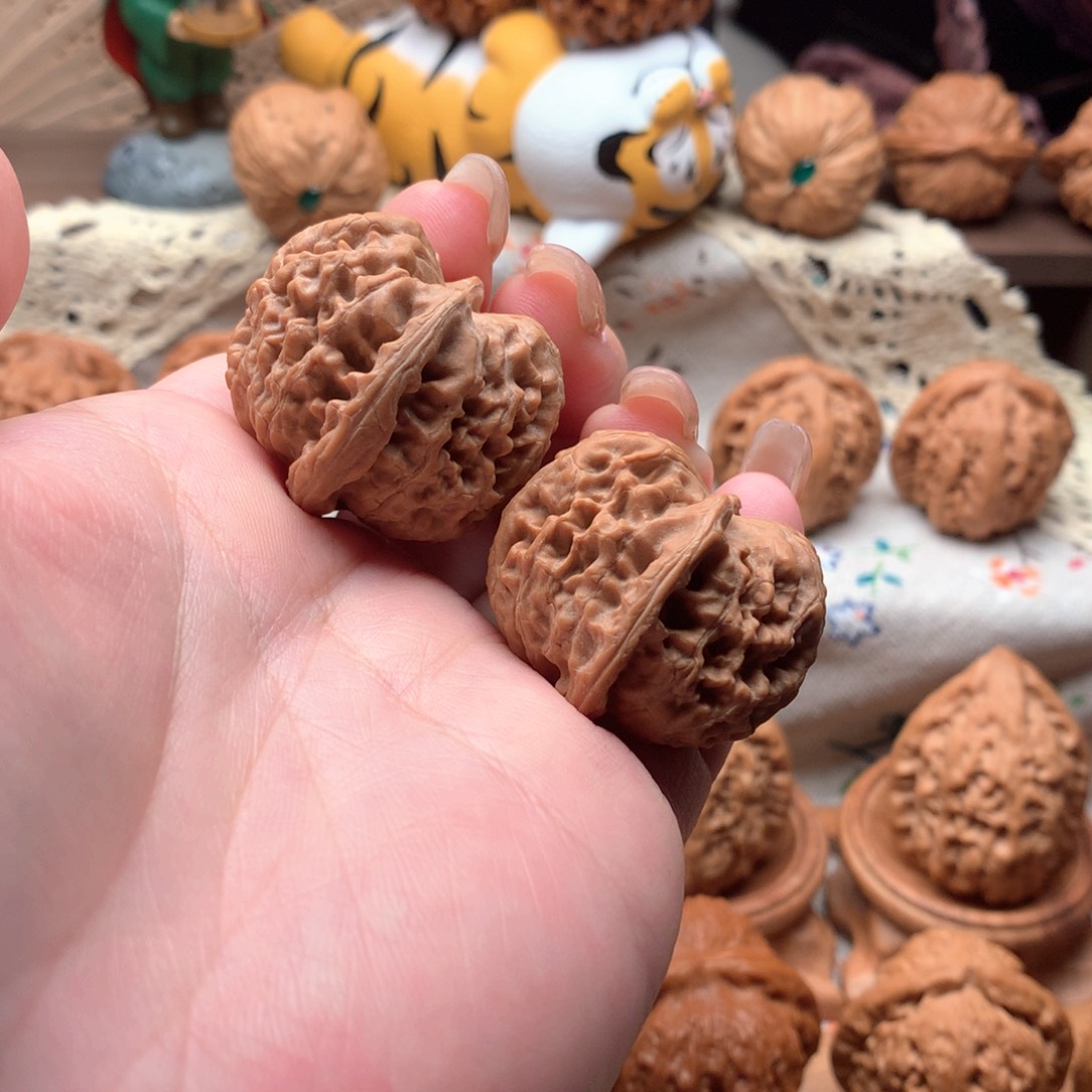 把件文玩核桃金锭元宝