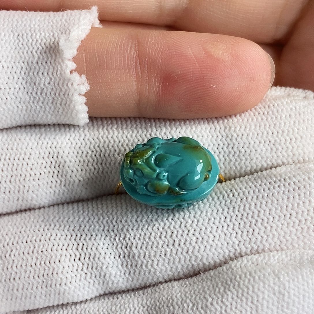 绿松石未镶嵌珠宝奇石