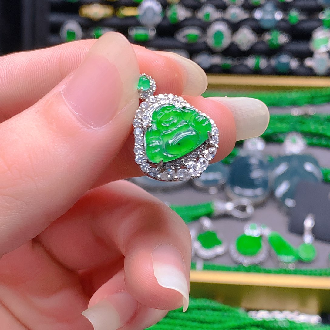 未镶嵌手链翡翠天然