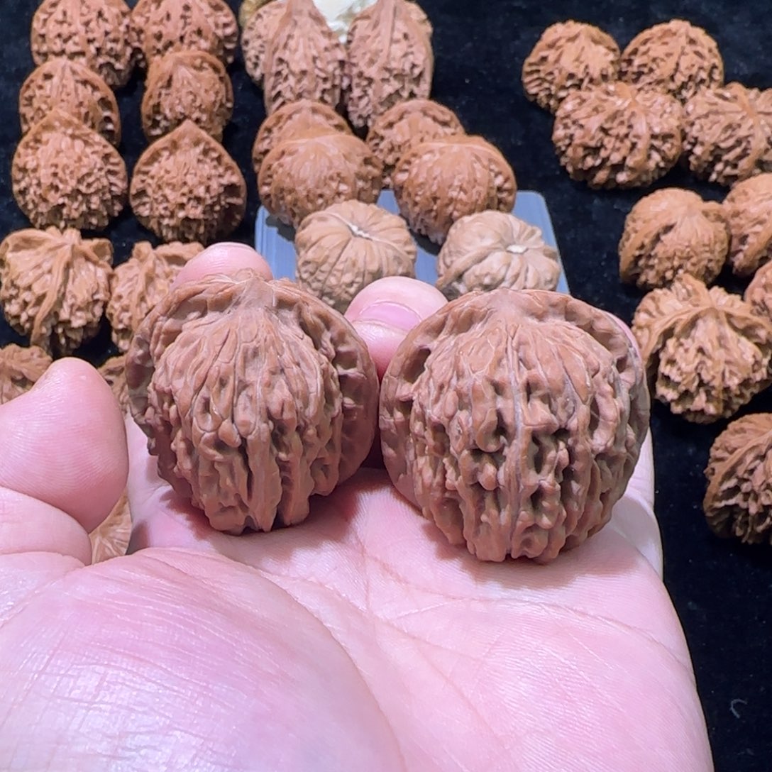 文玩核桃把件41四座楼