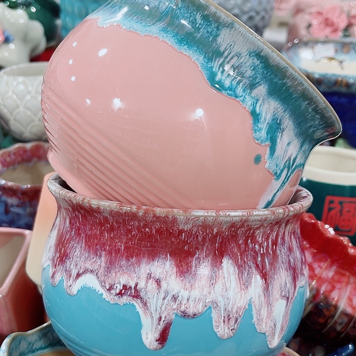 多肉陶瓷花盆满10元包邮