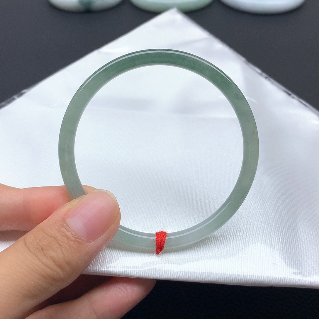 未镶嵌手镯翡翠54圆条