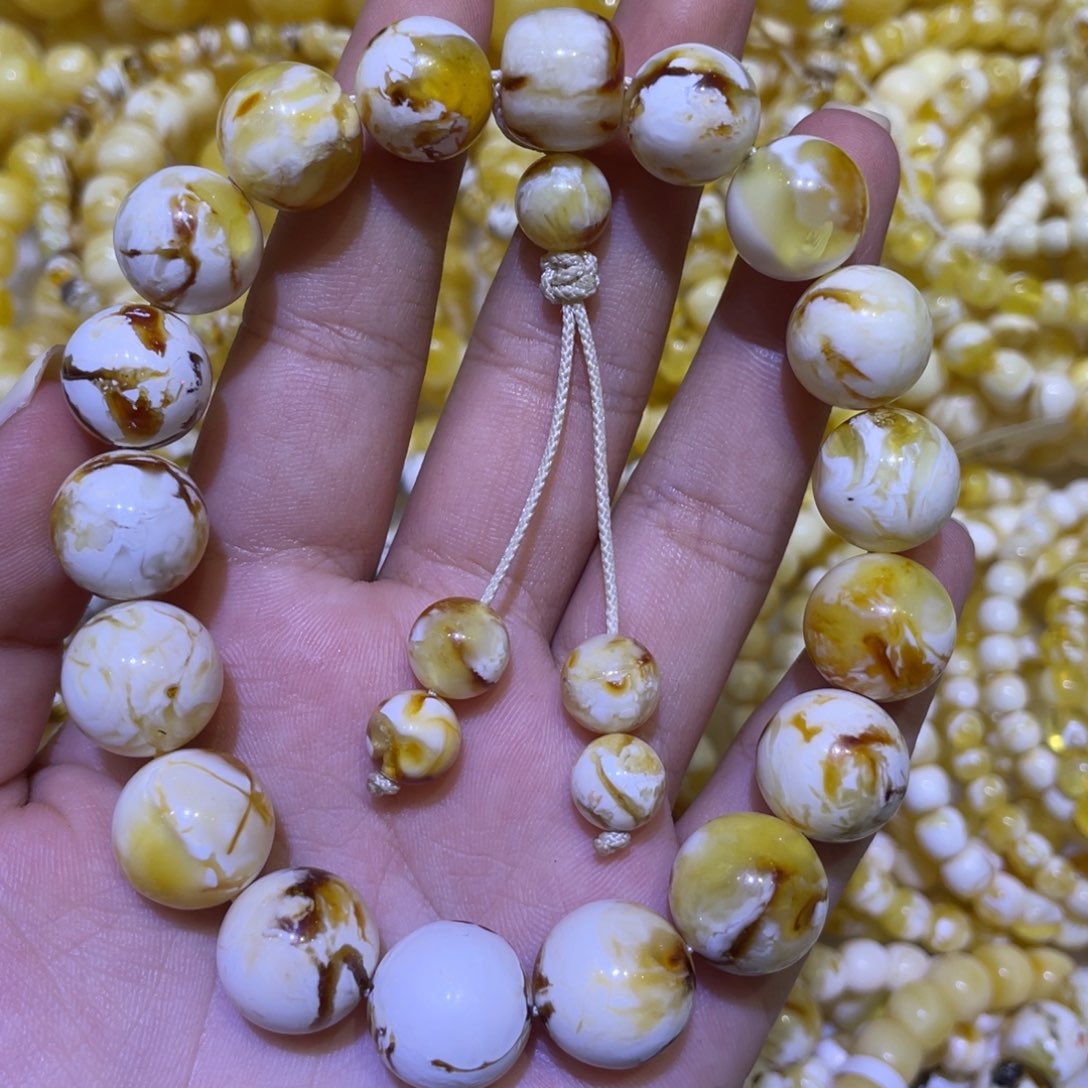 蜜蜡未镶嵌珠宝奇石12-14m