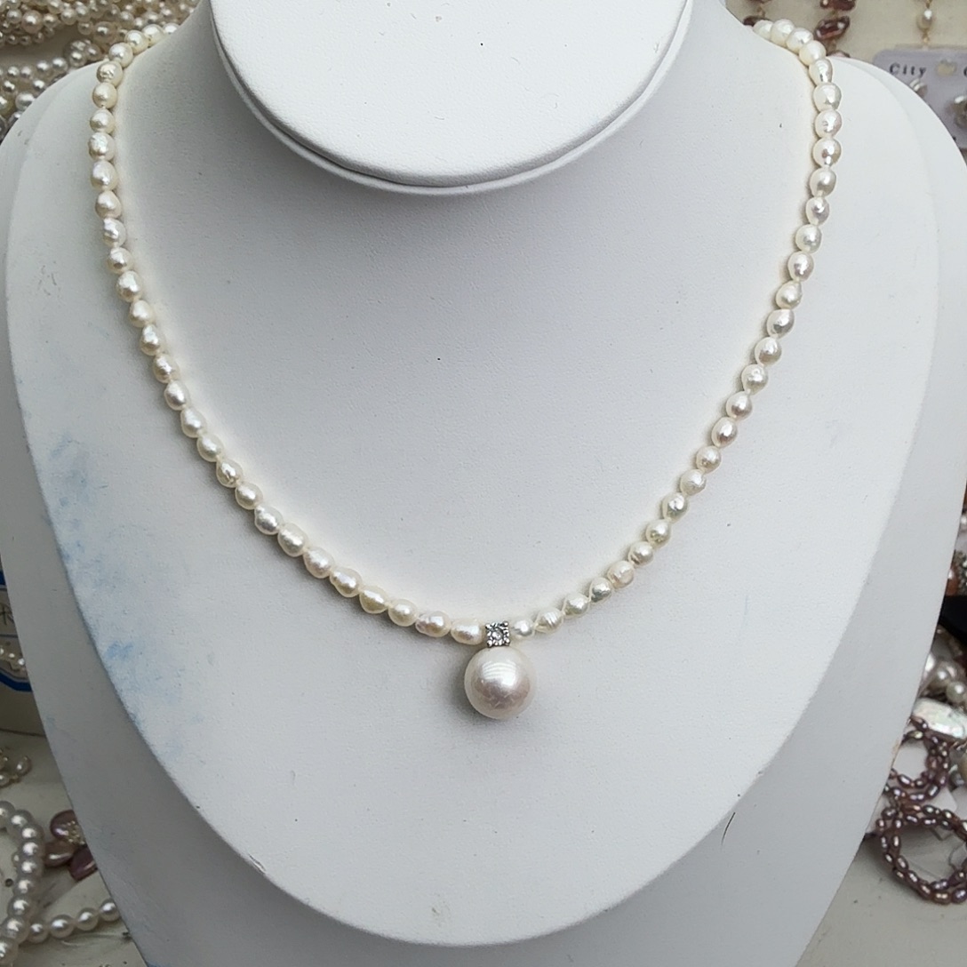 颈饰未镶嵌淡水珍珠