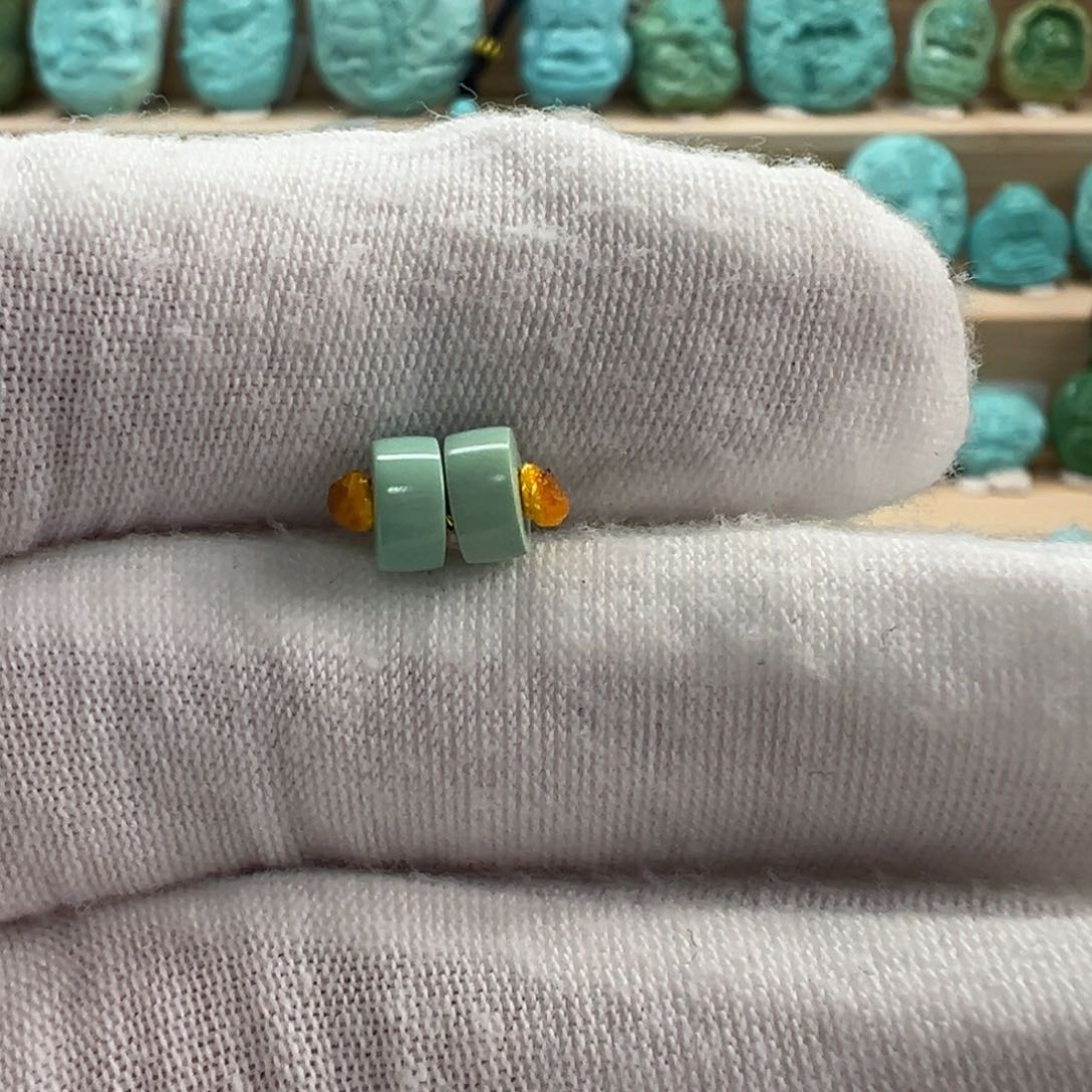 未镶嵌绿松石隔片5.9mm