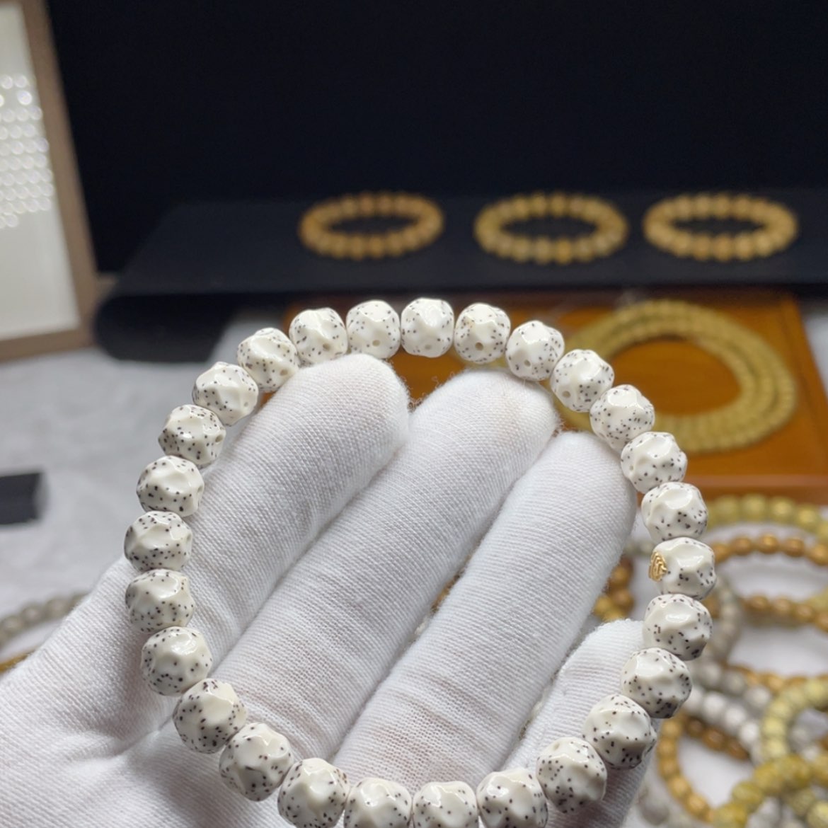 【闪购商品】星月菩提吊坠玫瑰金款9.5改大留白火龙果