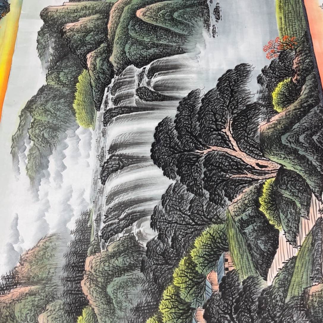 国画国画作品老师手绘