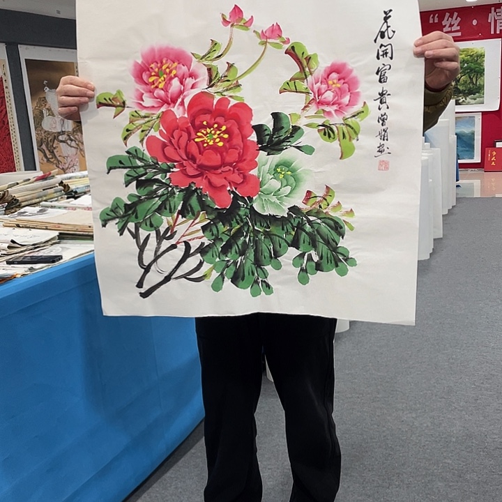国画今天上午作品展示