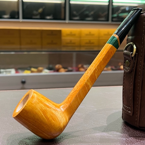 意大利帕斯库奇p2大长腿手工石楠木烟斗，内径20斗深41