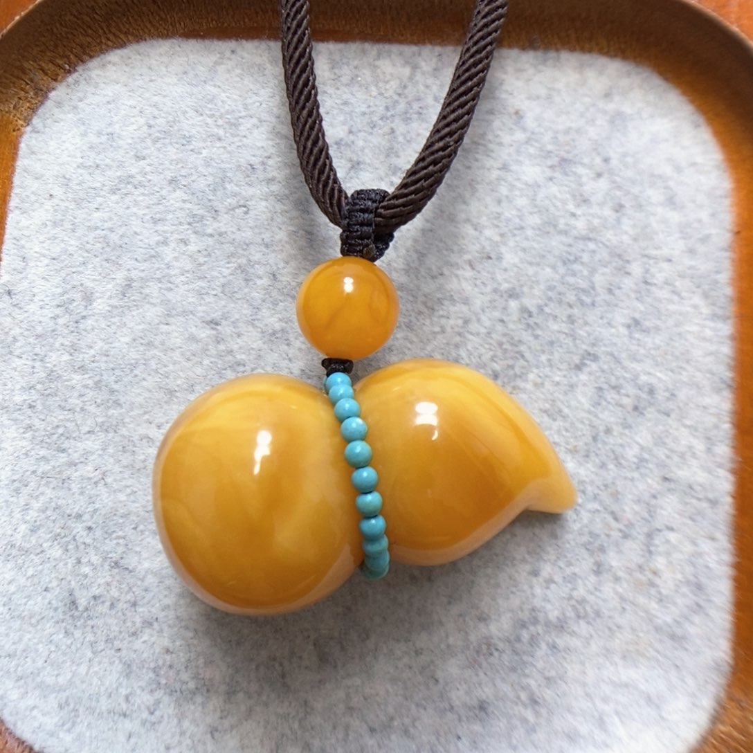 蜜蜡颈饰未镶嵌蜜蜡