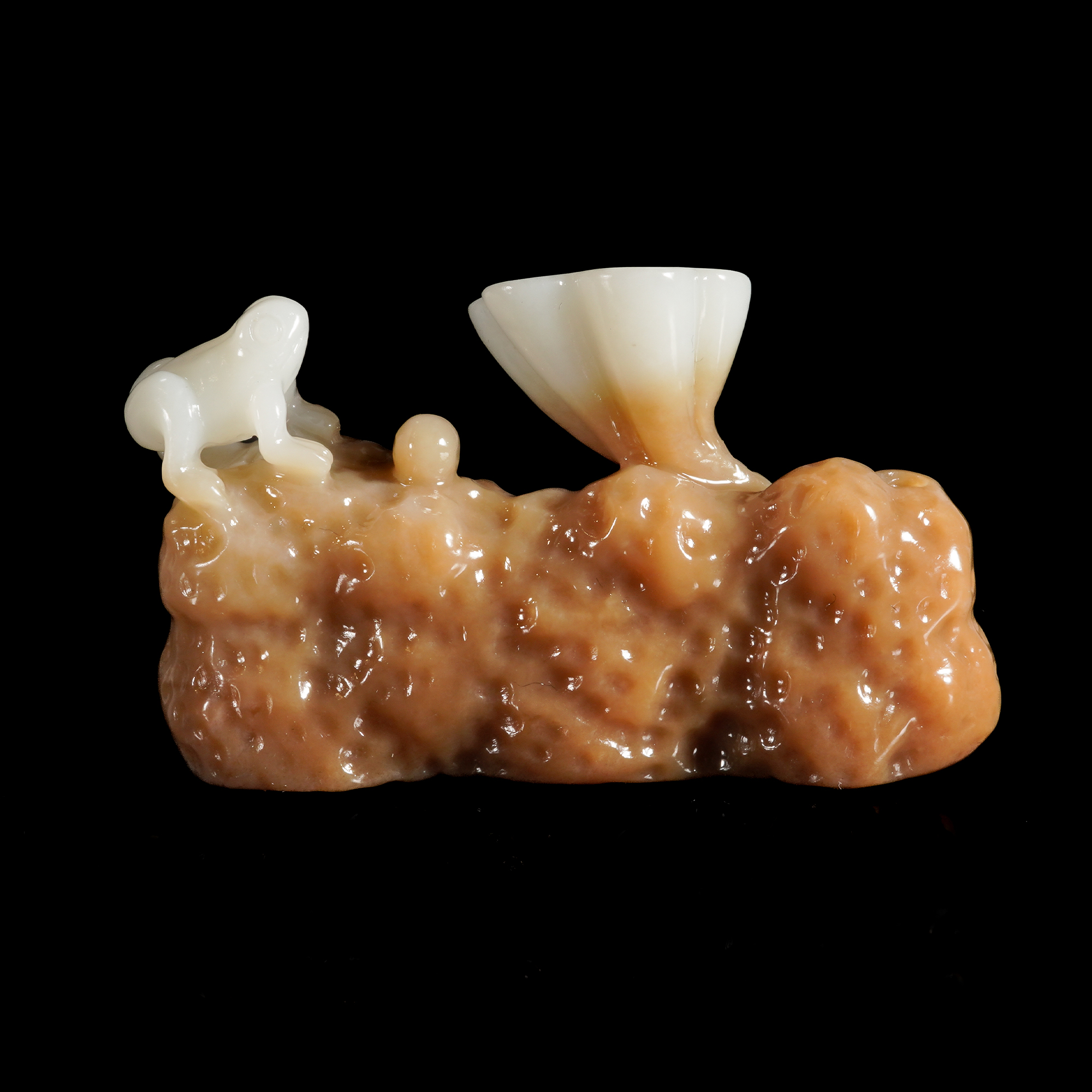 LOT.041和田玉巧雕多子多福/X4065