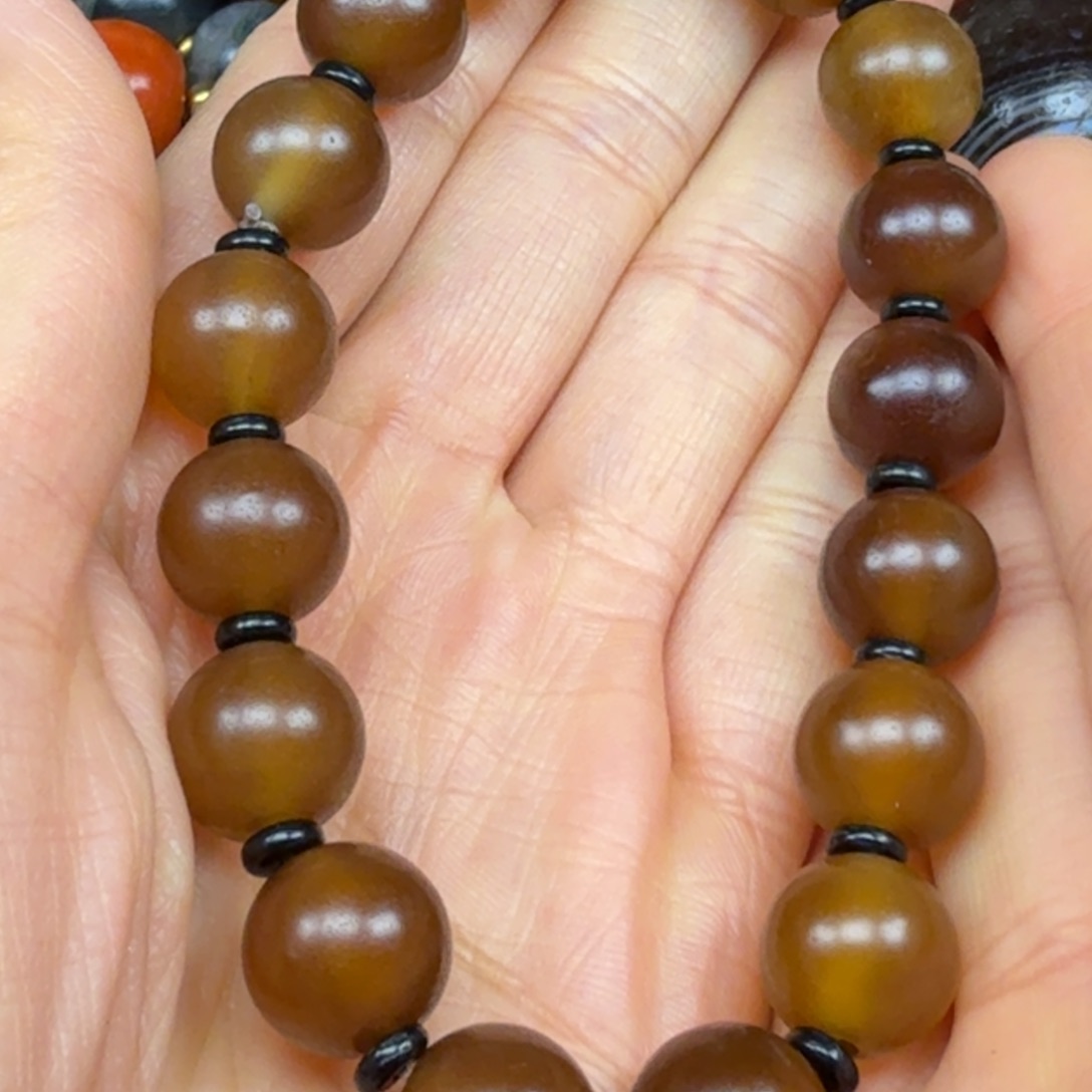 玛瑙/玉髓未镶嵌颈饰