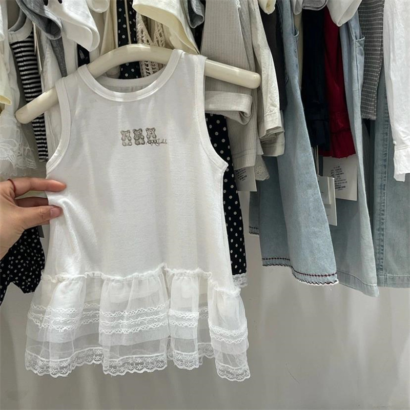 AC466~小小沐·25夏~蕾丝边背心25472