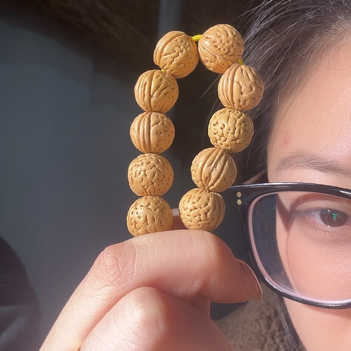 好***️吊坠桃核盘锦小金豆