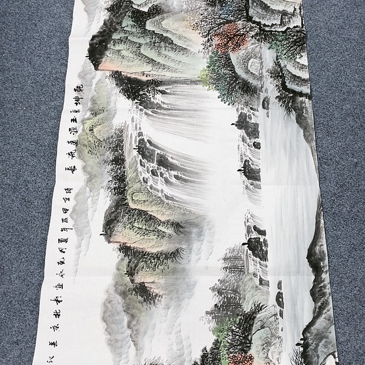 国画纯手绘国画作品六尺