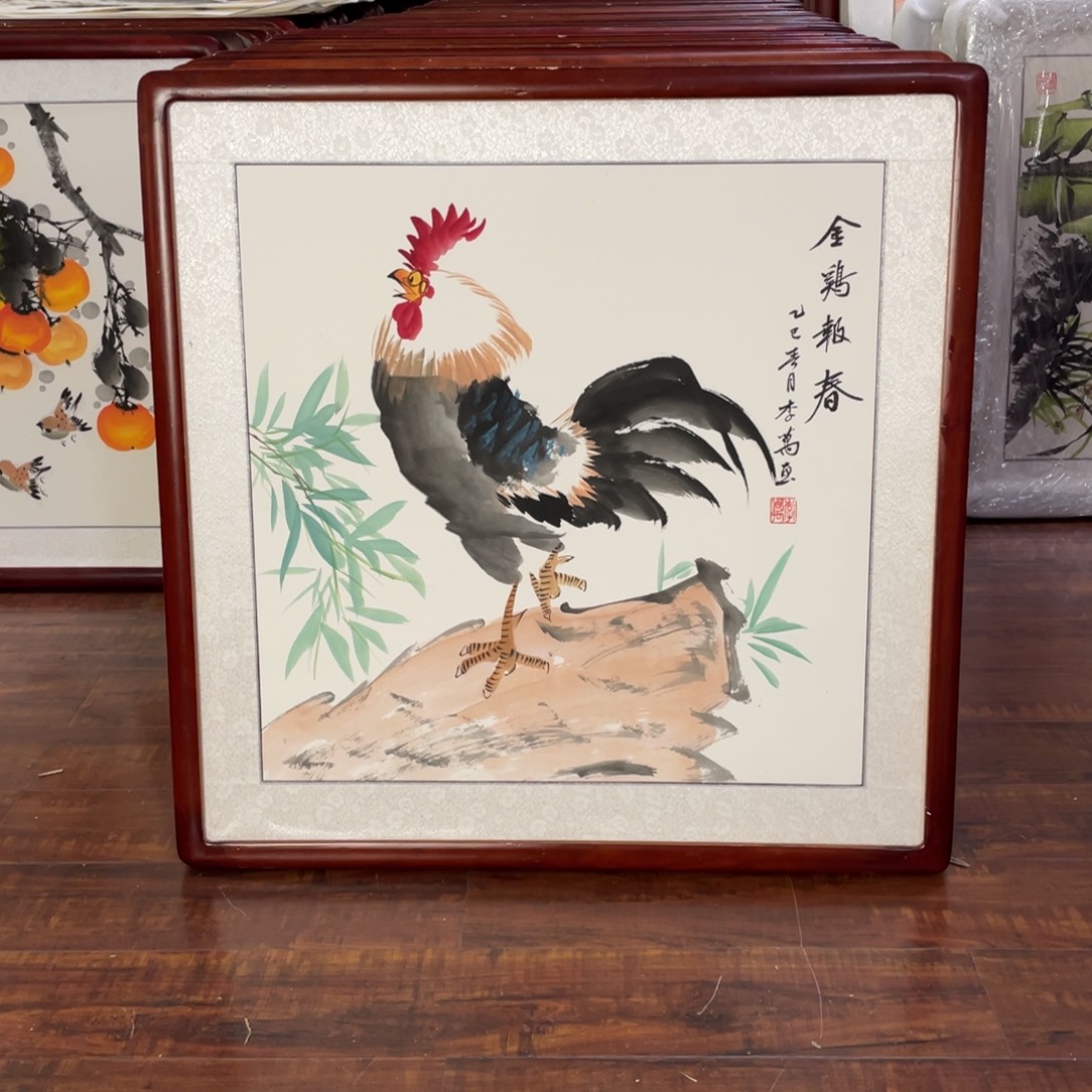 国画带框尺寸63*63厘米