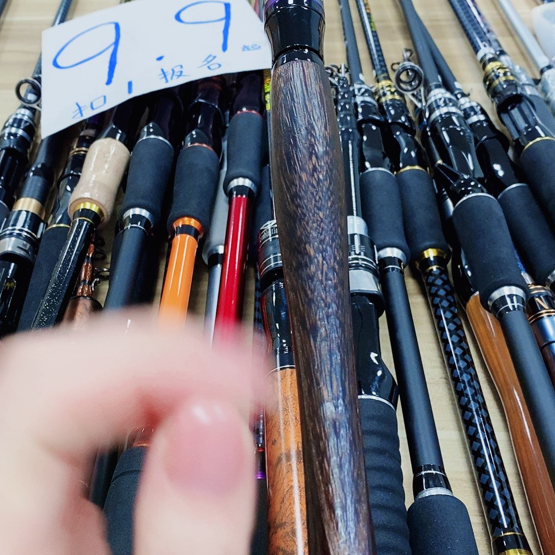 紫色直柄实木手把2.1米