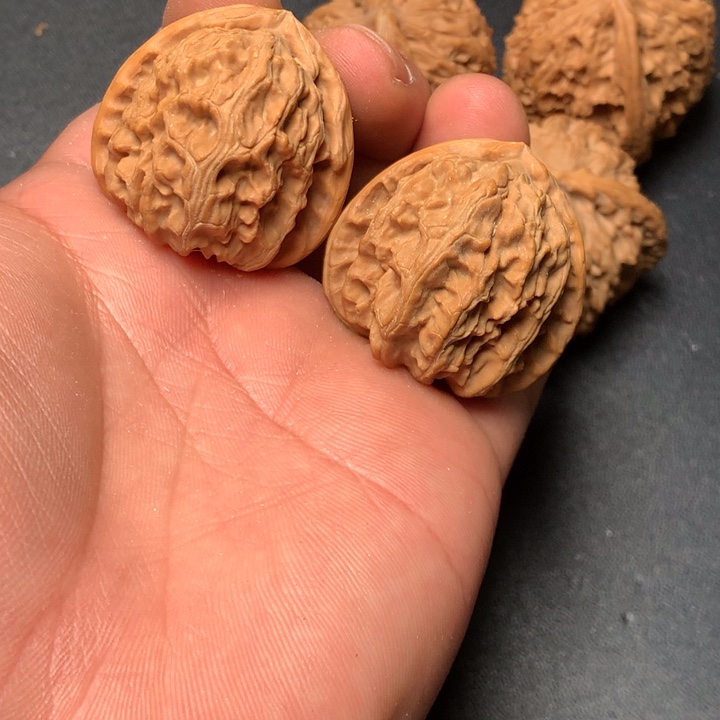 文玩核桃把件36白狮子686