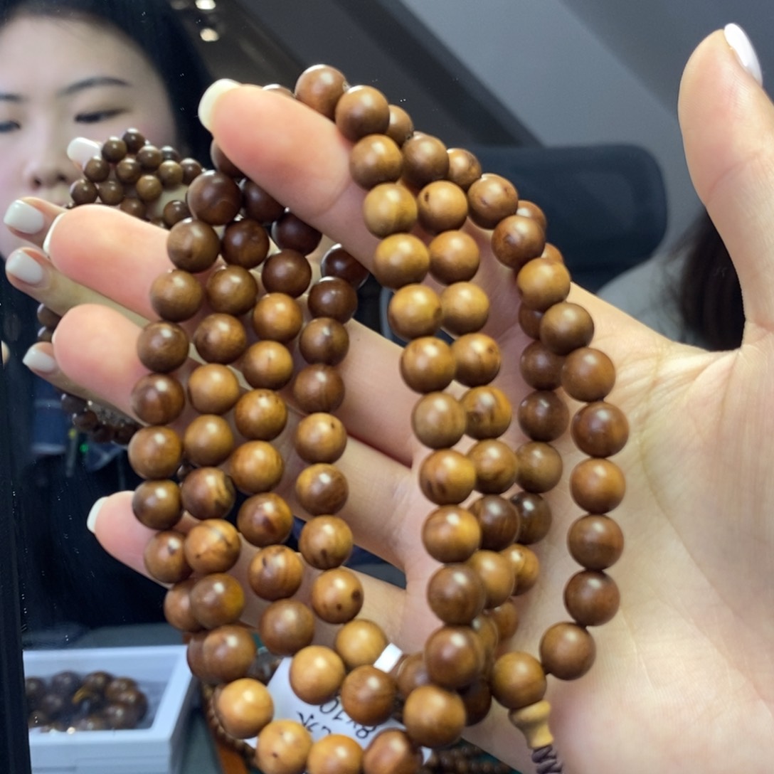 木印度迈索尔老山檀黑肉沉水08尺寸108