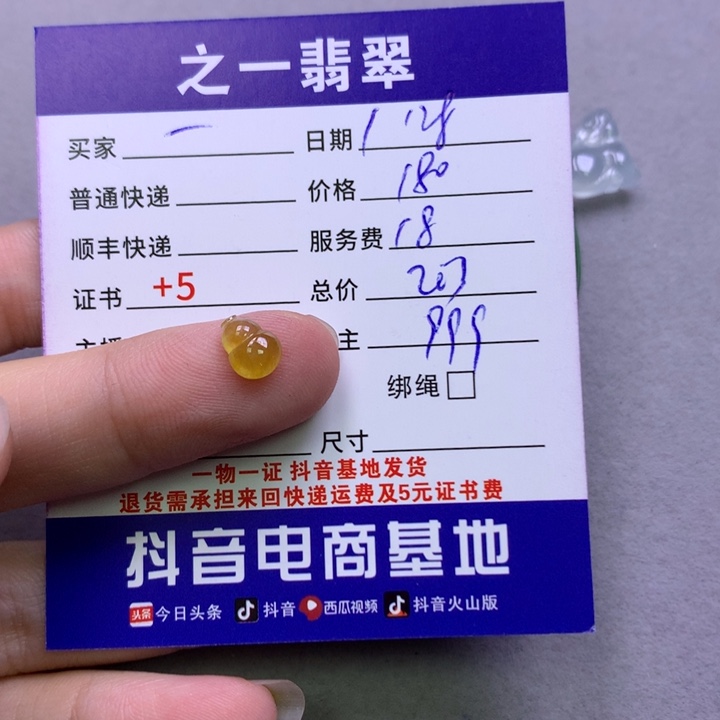 翡翠颈饰未镶嵌一****冻