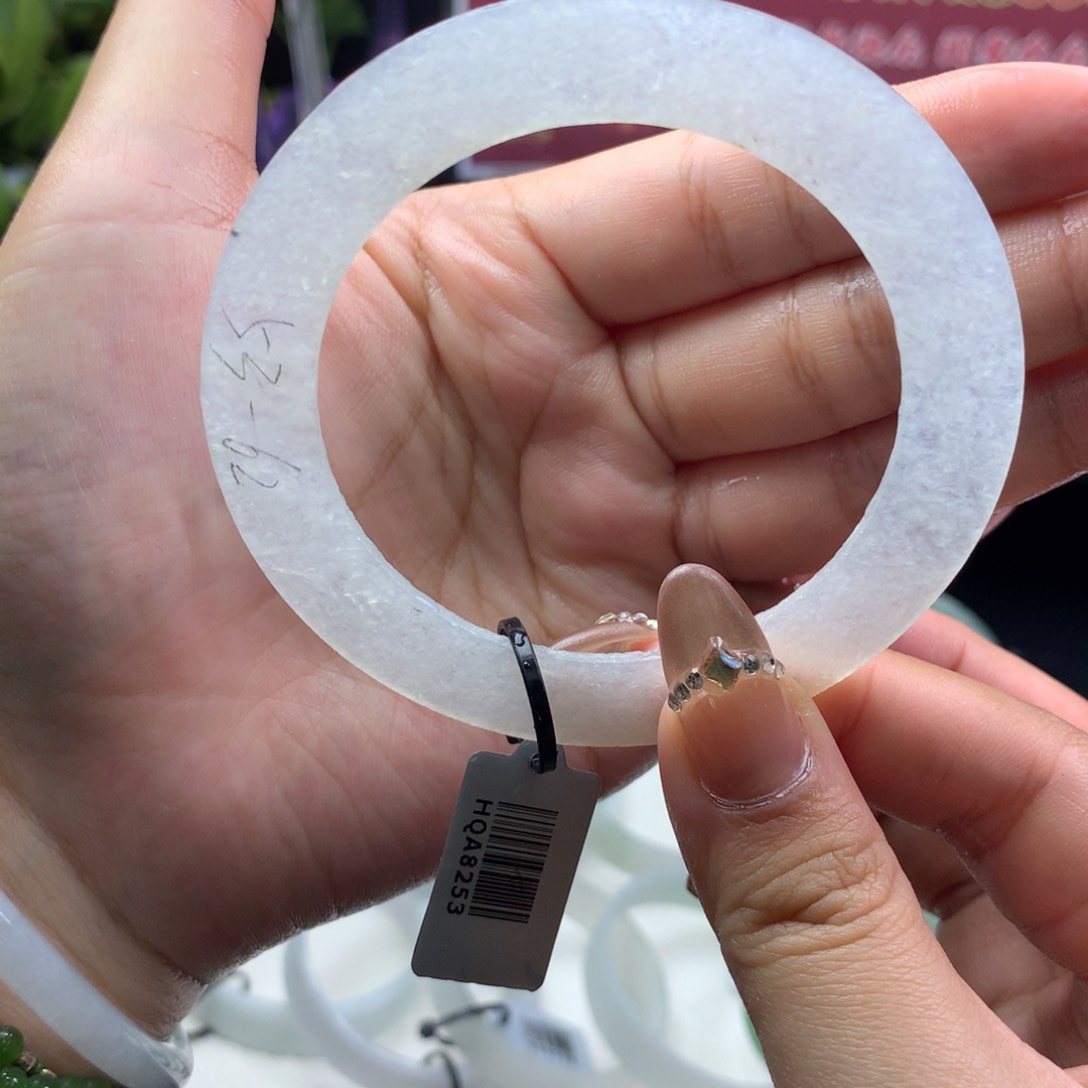 定制翡翠叮当镯未镶嵌53/62 