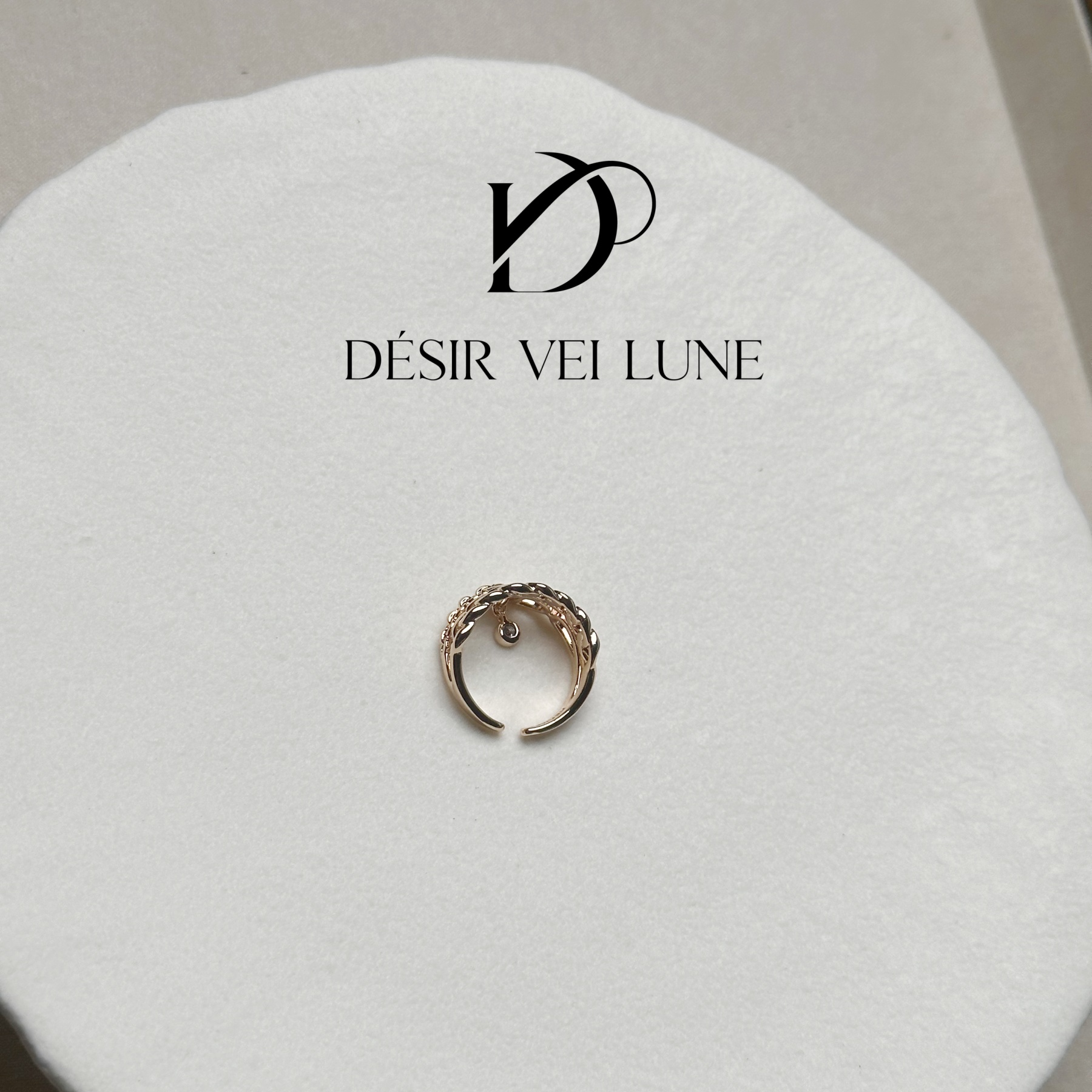 铜合金仿珍珠戒指 戒指4495轻奢百搭