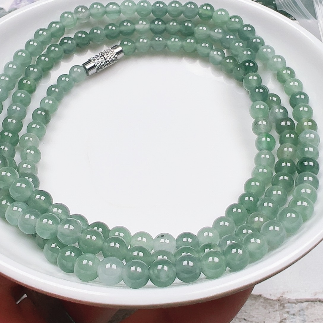 6***6翡翠散珠老华翡翠