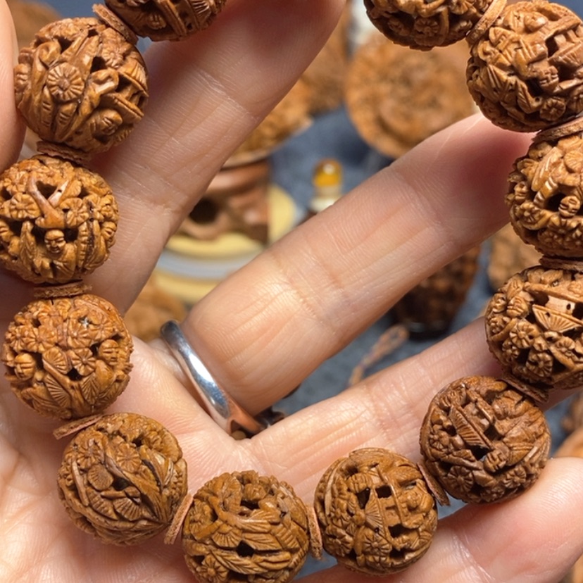 【闪购商品】手串/手链核桃（****）桃核雕刻