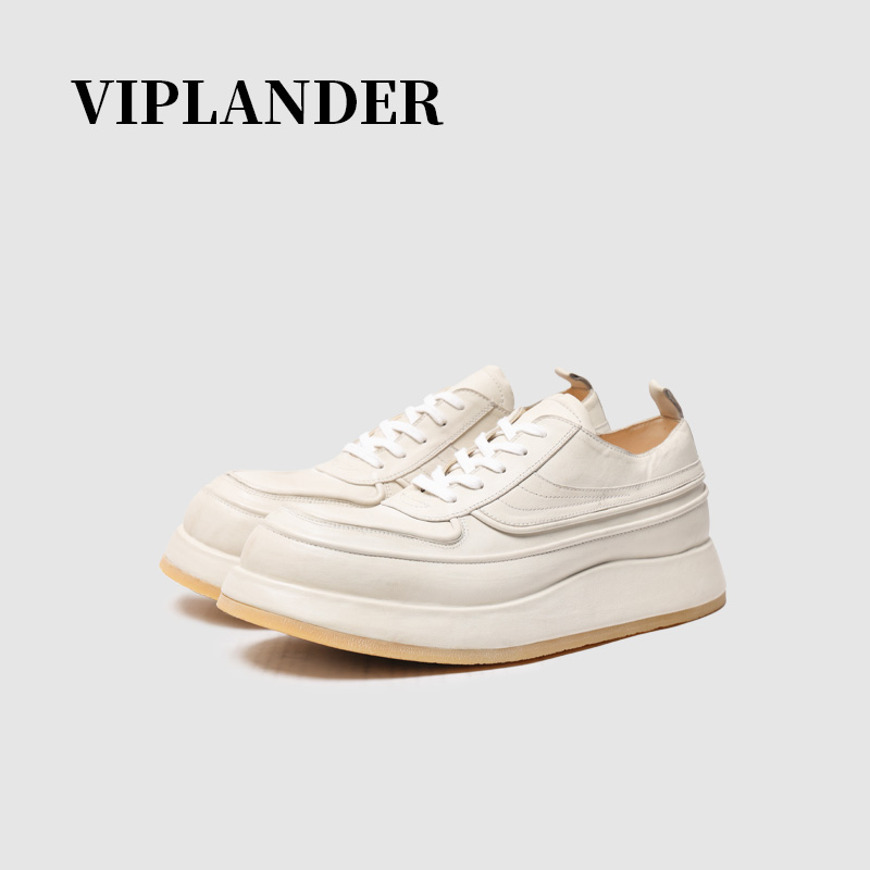 viplander厚底A1-1老爹鞋增高英伦高端休闲鞋马皮男士皮鞋