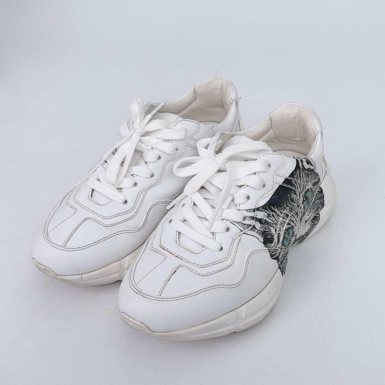 95新 GUCCI/古驰 35.5码/Gucci/古驰 猫咪老爹鞋/jm07994