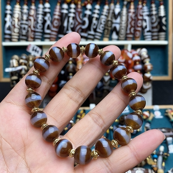 玛瑙/玉髓颈饰合金