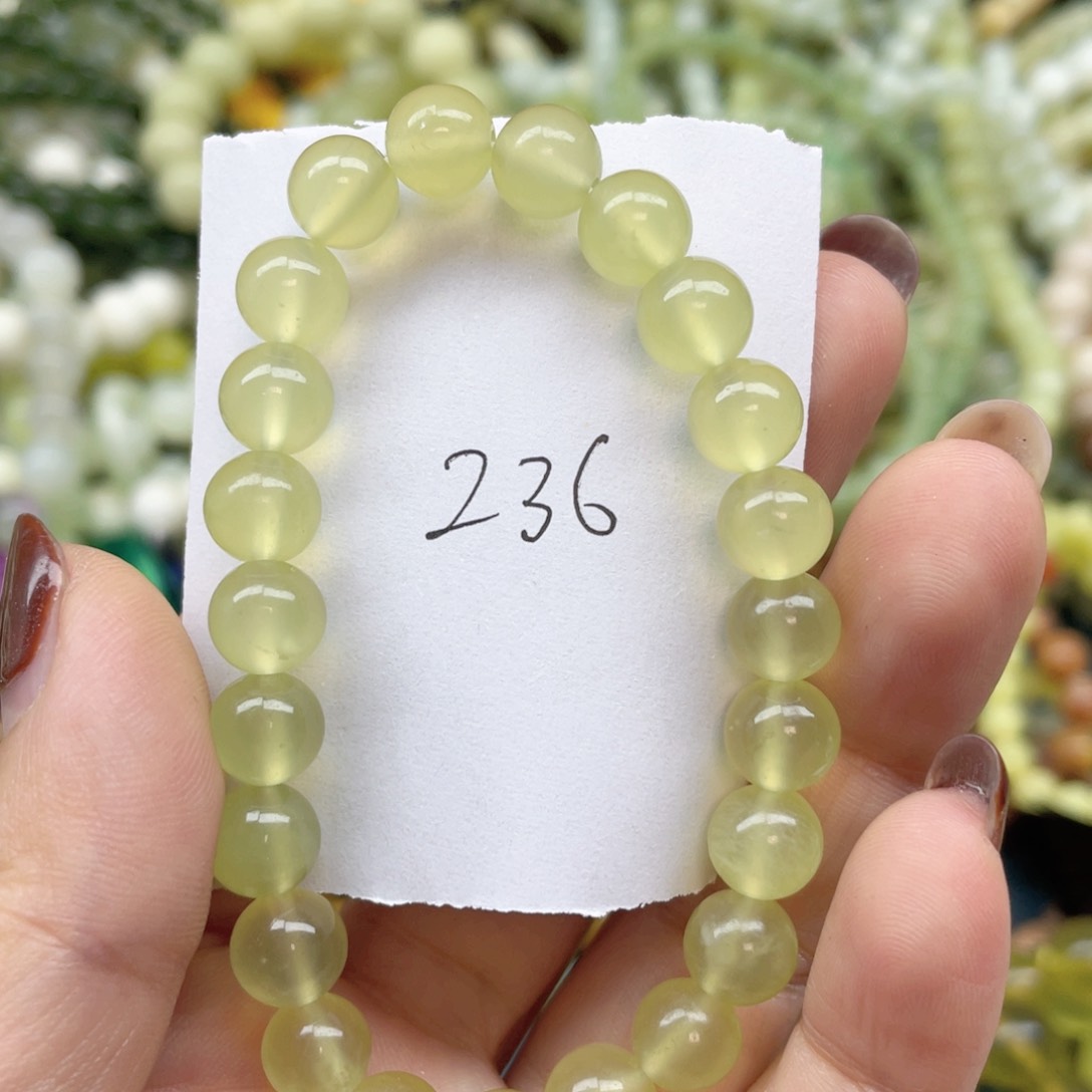 未镶嵌蛇纹石玉手链