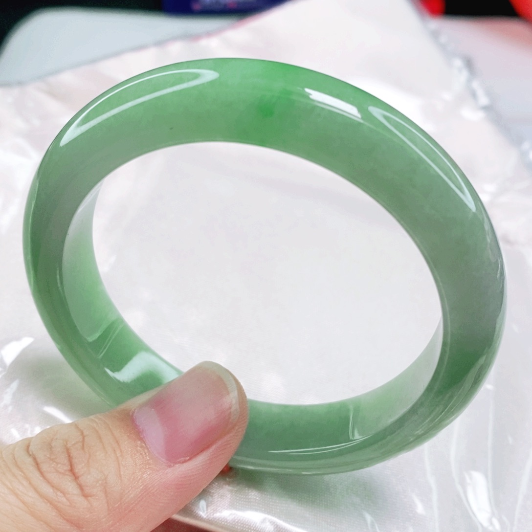 未镶嵌手镯翡翠54.5圈口