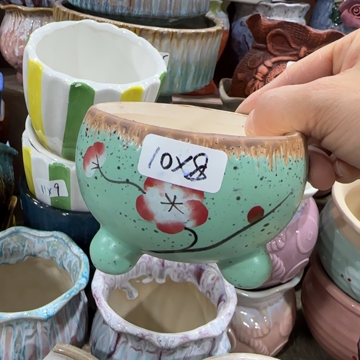 凑9块包邮，有孔，花盆