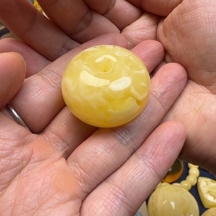 蜜蜡未镶嵌颈饰天然蜜蜡