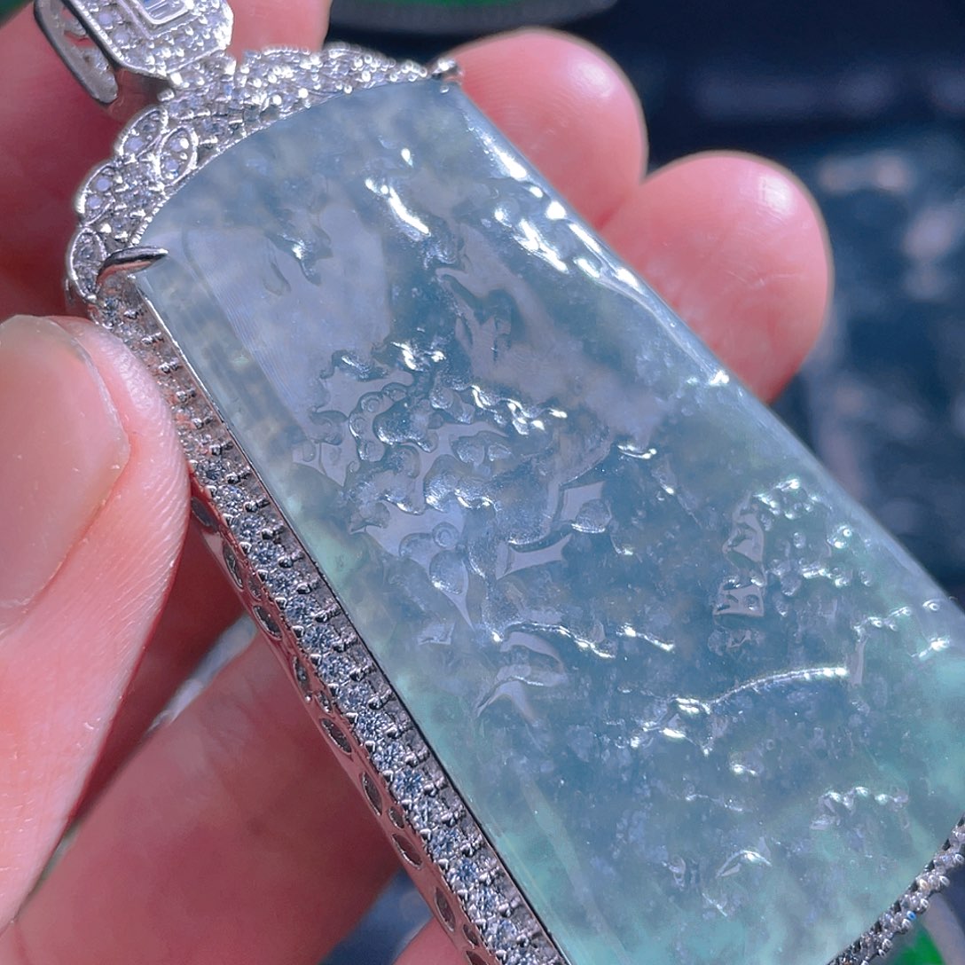 颈饰未镶嵌翡翠翡翠
