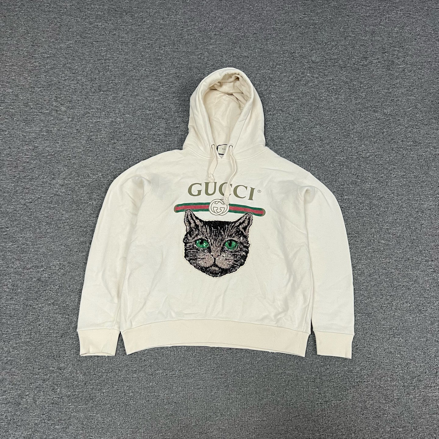 99新 AMIPARIS Gucci 经典猫咪卫衣s码