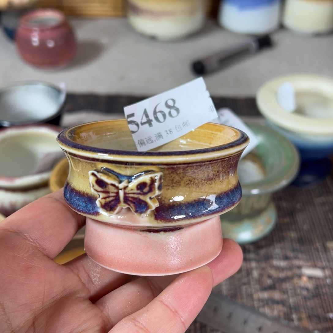 红陶景德镇手工花盆