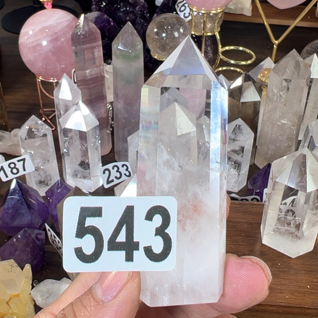 水晶天然水晶，默认微瑕未镶嵌