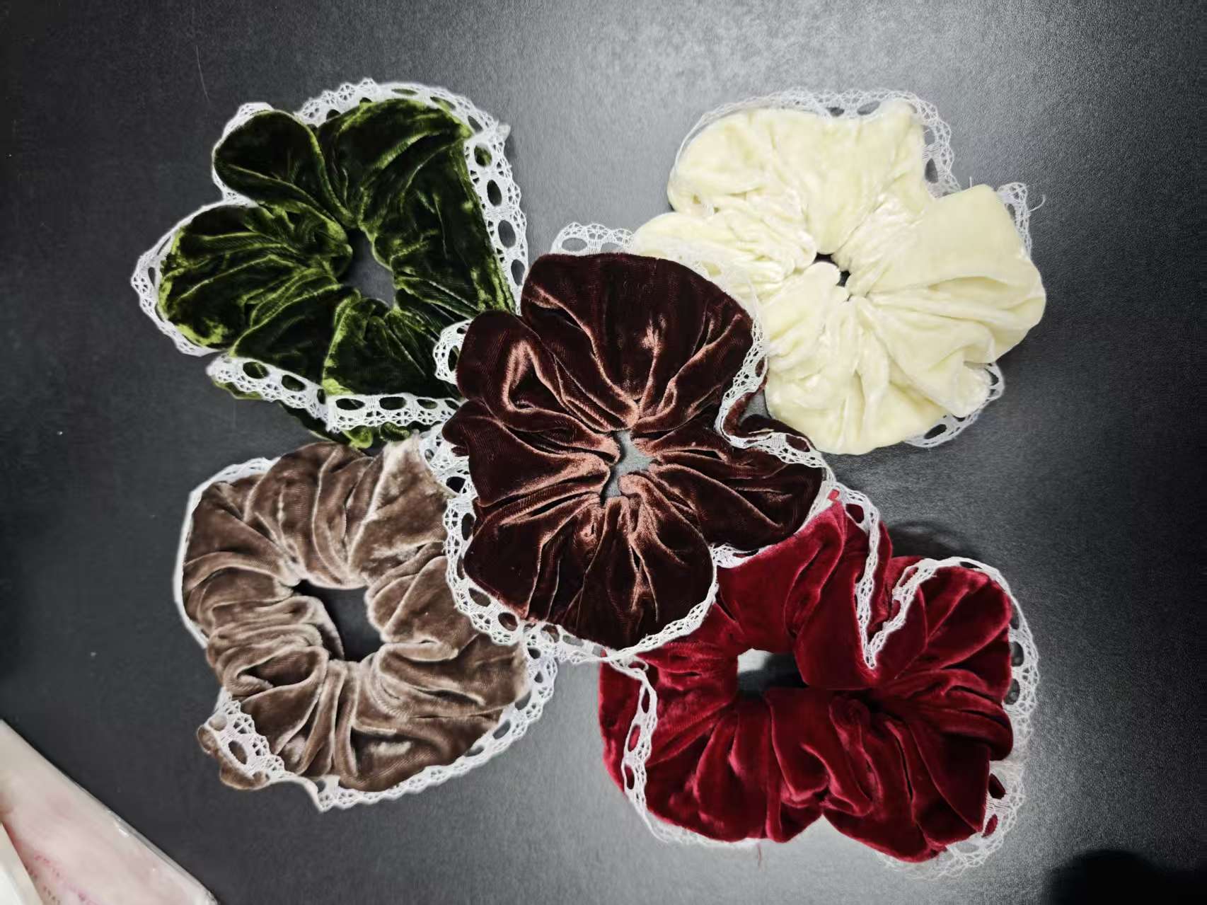 手工百分百桑蚕丝（买一送一，到手两个）桑蚕丝丝绒发圈