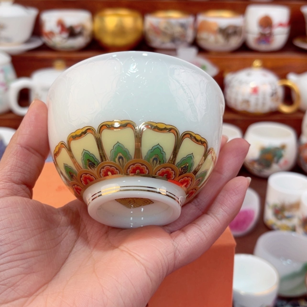 【闪购商品】高货羊脂玉瓷陶瓷茶具