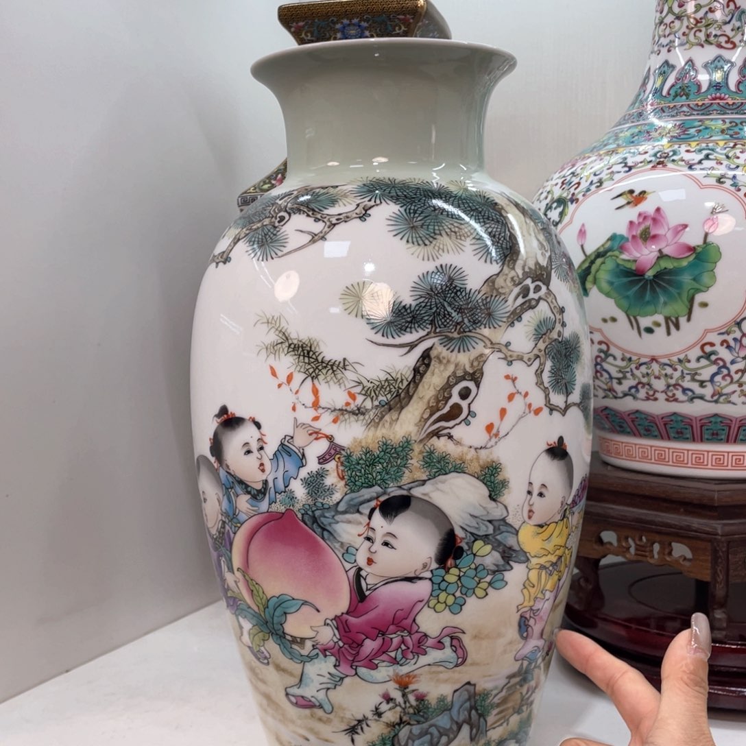 摆件景德镇陶瓷现代工艺品摆件