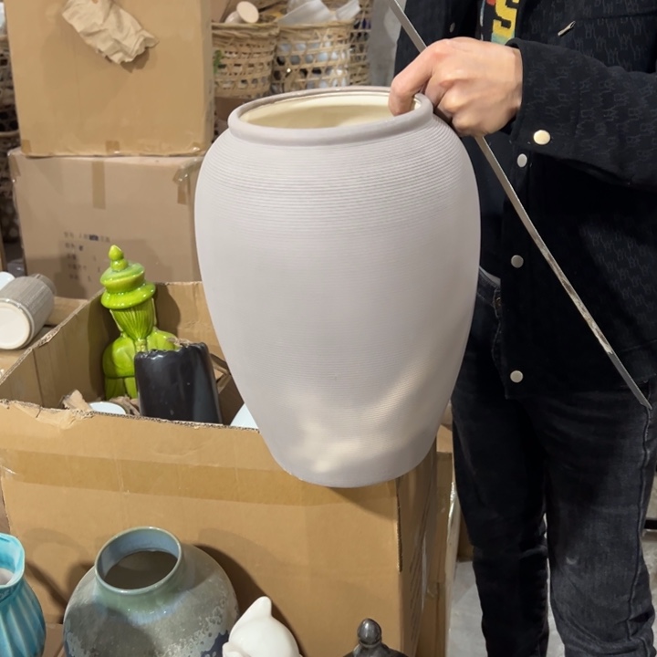 摆件高度35厘米口径16厘米微瑕捡漏