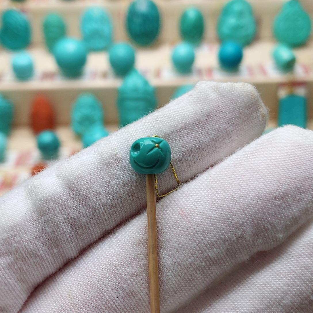 绿松石珠宝奇石未镶嵌