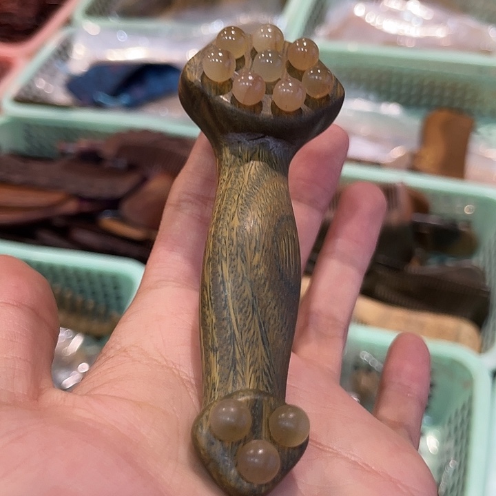 无事牌维腊木（绿檀）绿檀梳子梳子梳子