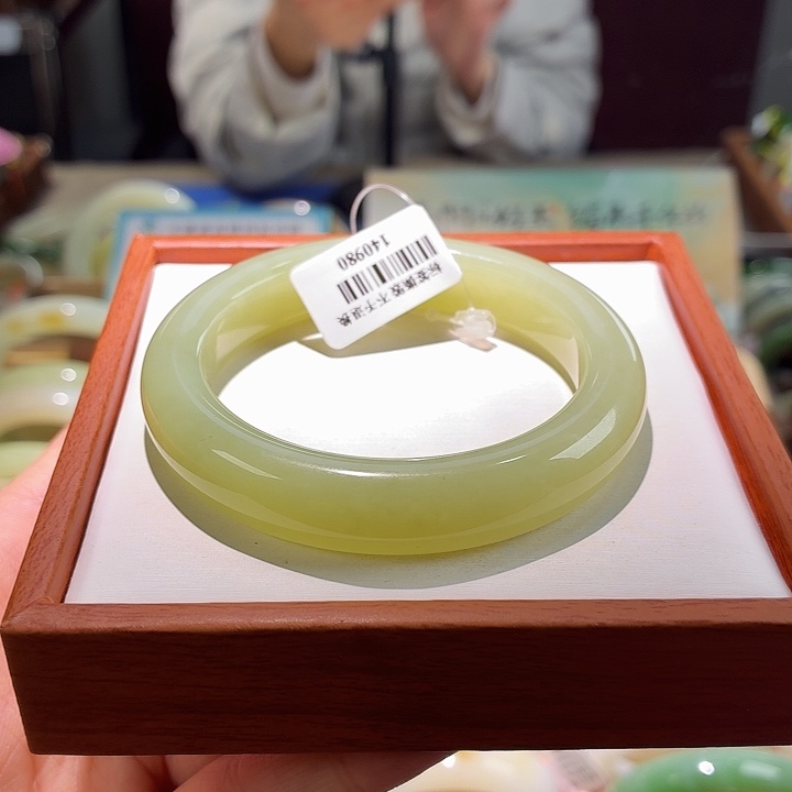 和田玉未镶嵌手镯23。 54/55