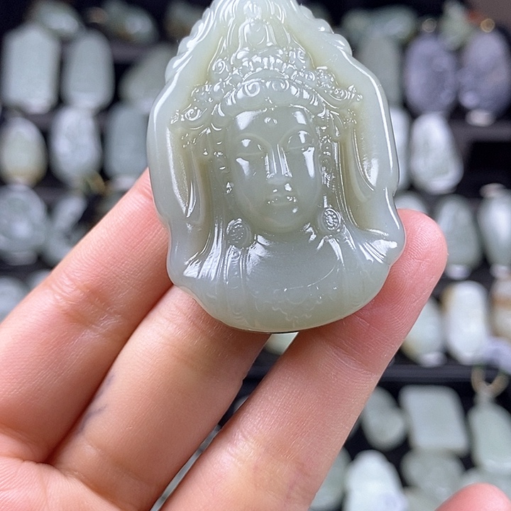 和田玉挂件未镶嵌C****g