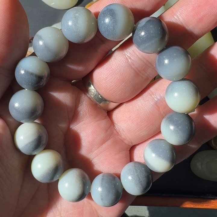 和田玉（青玉）未镶嵌手链