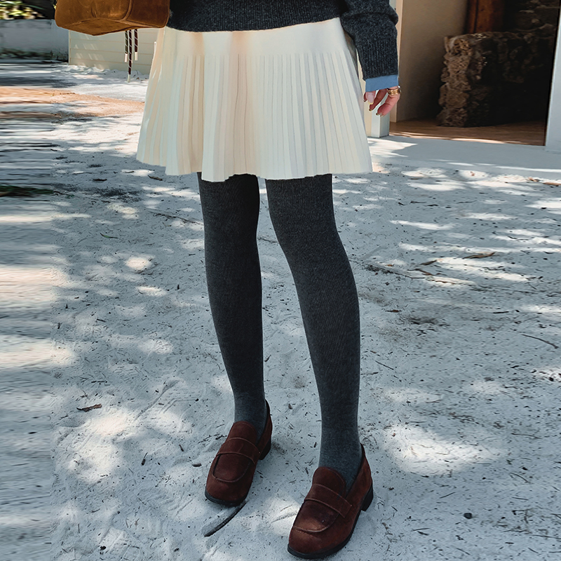 【涵胖胖】清*宽松a字裙女短裙2025春款胖mm宽松百搭针织半裙22793